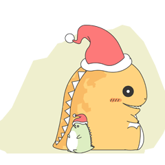 [LINEスタンプ] Gulong Gulong-Merry Christmas