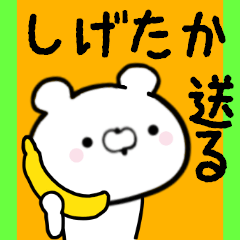 [LINEスタンプ] しげたかくんに送る限定スタンプ/日常★★