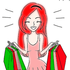 [LINEスタンプ] Red-Haired Girl, Prim