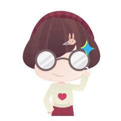 [LINEスタンプ] Cute girl and red hat