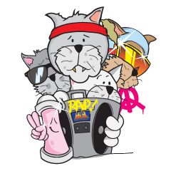 [LINEスタンプ] Boogaloo Rockerz