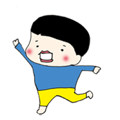 [LINEスタンプ] おかっぱハル坊