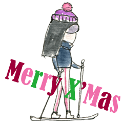 [LINEスタンプ] See ＆ Draw: Christmas in Canada