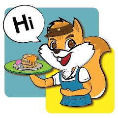 [LINEスタンプ] Vallnie Cafe boy