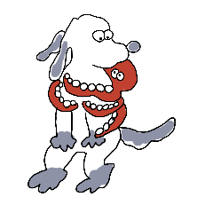 [LINEスタンプ] OCTOPUS FRIENDS(DOG)