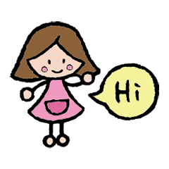 [LINEスタンプ] Candy's life - Say hello