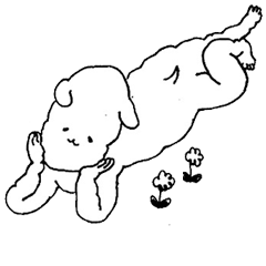 [LINEスタンプ] いぬ子 2