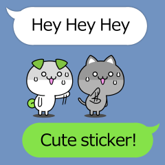 [LINEスタンプ] Funny and cute animals stickers English