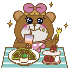 [LINEスタンプ] かわいい Pi姉妹生活(1)
