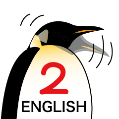 [LINEスタンプ] ダンディペンギン 英語版 2の画像（メイン）