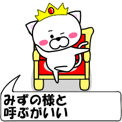 [LINEスタンプ] 動く！『みずの』専用の名前スタンプ