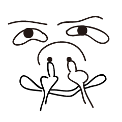 [LINEスタンプ] No face ~ daily expression package 1