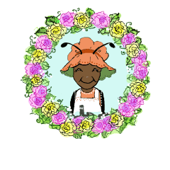 [LINEスタンプ] シニアのアリさんとバラの花
