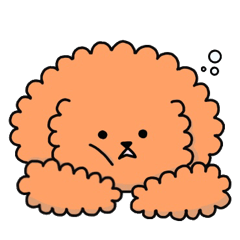 [LINEスタンプ] トイプーの日常会話