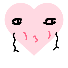 [LINEスタンプ] I HEART YOU