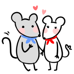 [LINEスタンプ] Little mouse's daily life