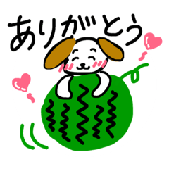 [LINEスタンプ] 新-犬たちデス