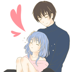 [LINEスタンプ] Couple's Daily L！fe ~Valentine's Day~