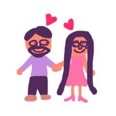 [LINEスタンプ] lovely old couples