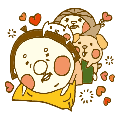 [LINEスタンプ] Orangelazy-Valentine's special