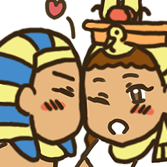 [LINEスタンプ] Pharaoh's love