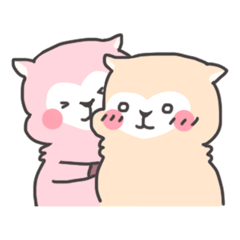 [LINEスタンプ] Cuddly Alpacas