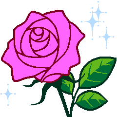 [LINEスタンプ] ありがとう・お礼・感謝 / ピンクの薔薇の画像（メイン）