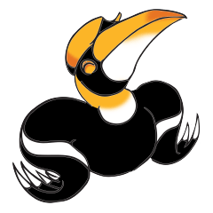 [LINEスタンプ] Hornbill of SIAM