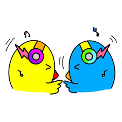 [LINEスタンプ] Auk ＆ Ki