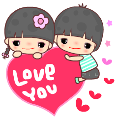 [LINEスタンプ] Sweet lover in love