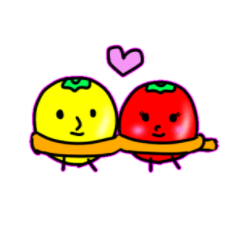 [LINEスタンプ] トマトのトマトちゃんラブ