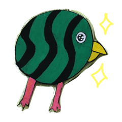 [LINEスタンプ] ！！！Watermelon bird！！！