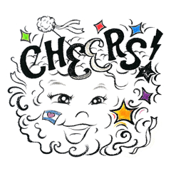 [LINEスタンプ] Lola, Lively Cloud