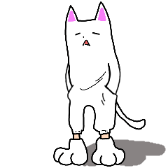 [LINEスタンプ] ねこのひと 飯尾さん