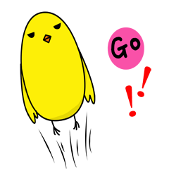 [LINEスタンプ] yellow GK