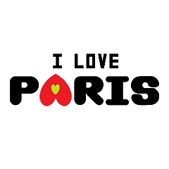 [LINEスタンプ] I Love Parisの画像（メイン）