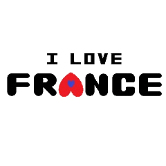 [LINEスタンプ] I Love France