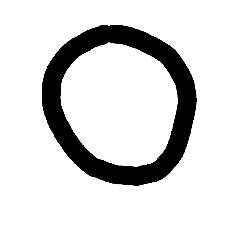[LINEスタンプ] 手書き図形スタンプ