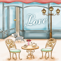 [LINEスタンプ] The afternoon tea of Valentine's Dayの画像（メイン）