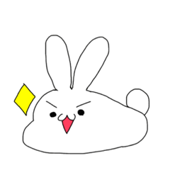 [LINEスタンプ] うさぎのポムス君