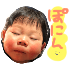 [LINEスタンプ] ぷりぷりほっぺのひなぽんの画像（メイン）