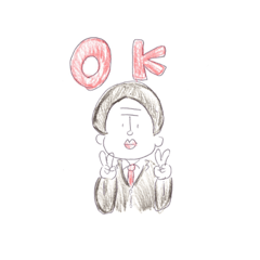 [LINEスタンプ] 優しいおじさん