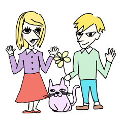 [LINEスタンプ] デイビッドと愉快な仲間達