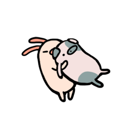 [LINEスタンプ] Roll！My Brother's pigs！
