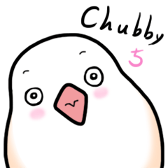 [LINEスタンプ] Chubby 5 Good friends+ new year