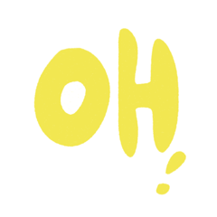 [LINEスタンプ] Oh Oh Oh ！