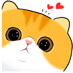 [LINEスタンプ] Heart Ko- Cat