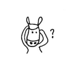 [LINEスタンプ] けいちゃん？ロバ？