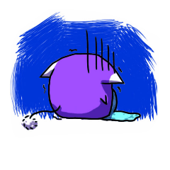 [LINEスタンプ] sleepy fine