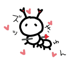 [LINEスタンプ] Ant=mo~chan